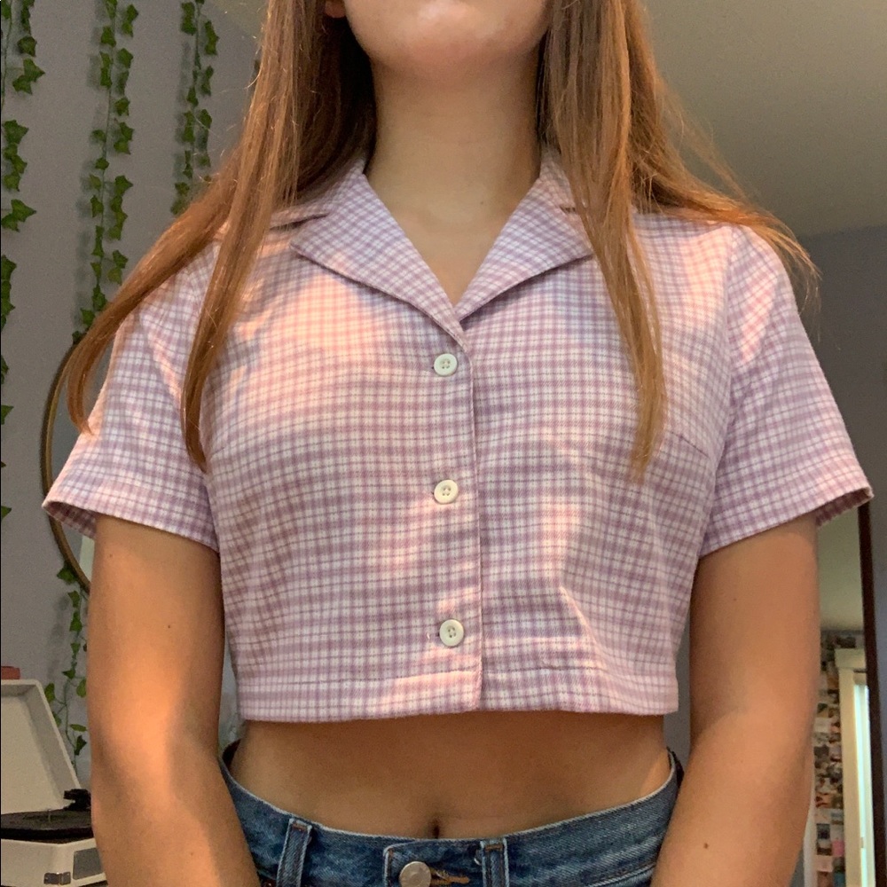 SUPER RARE Brandy Melville purple Vivian top